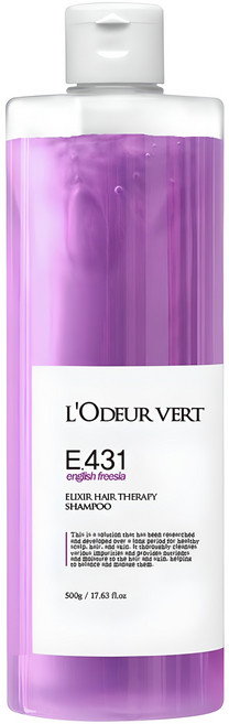 로더베르 엘릭서 헤어 테라피 샴푸 잉글리시 프리지아, 500g, 1개