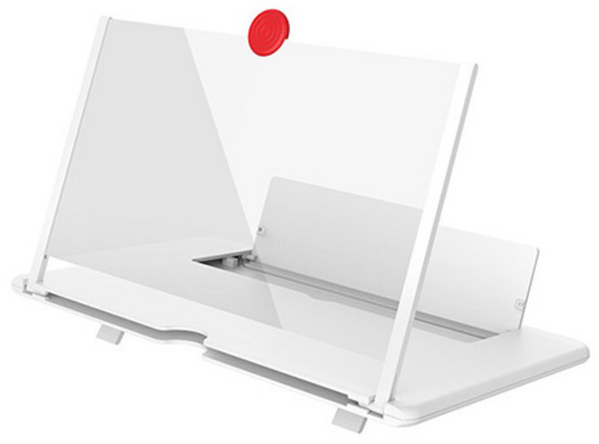 3D 스마트폰 화면 확대기 260 x 174 x 130 mm, 화이트 12인치, 1개