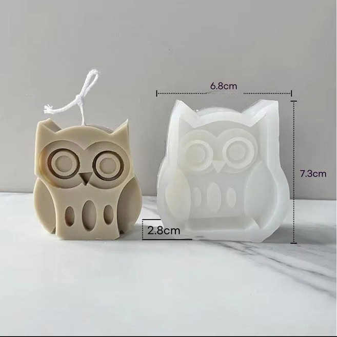 3D 공룡 코끼리 개구리 실리콘 부드러운 초콜릿 몰드 DIY 케이크 설탕 동물 양초 점토 모양, 7