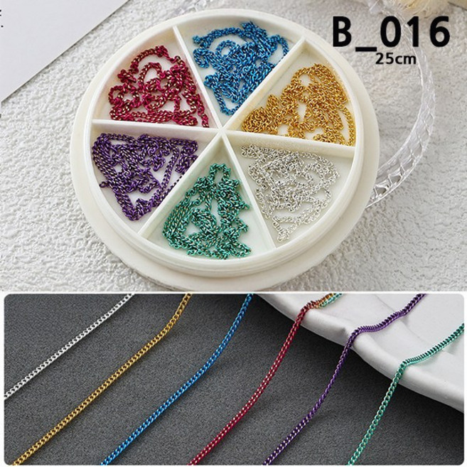 치프몰 스톤 네일 파츠 세트 81종, 1개, B_016