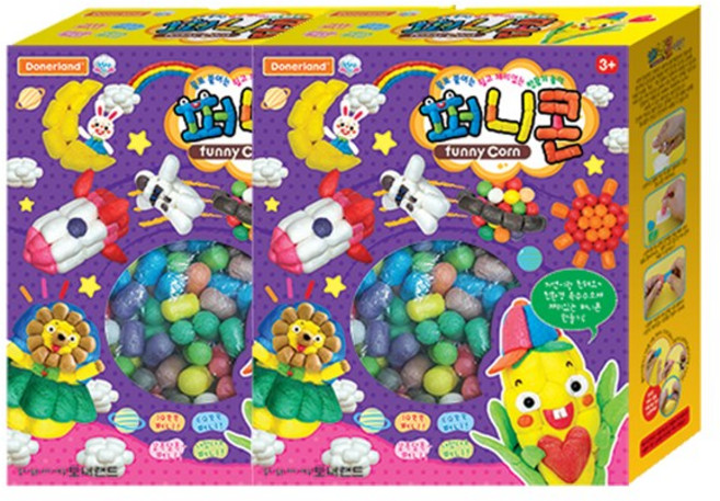 도너랜드 퍼니콘 500알, 혼합 색상, 2개