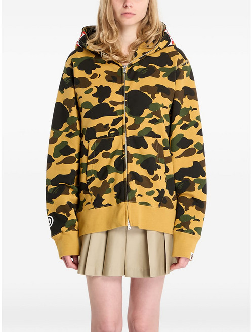 베이프 퍼스트 카모 샤크 후드 집업