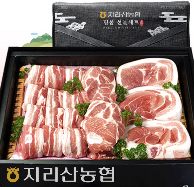 [지리산농협] 지리산 흑돼지 선물세트 프리미엄, 1개