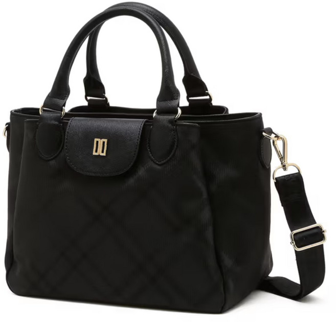 닥스 블랙 하우스 체크 경량 토트백 YMDNGF905BK