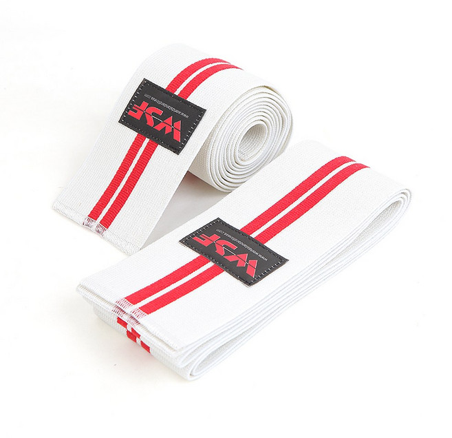 [WSF] Red Line Knee Wraps 66인치 66인치 무릎보호대.랩방식, 66인치/한쌍, 1개