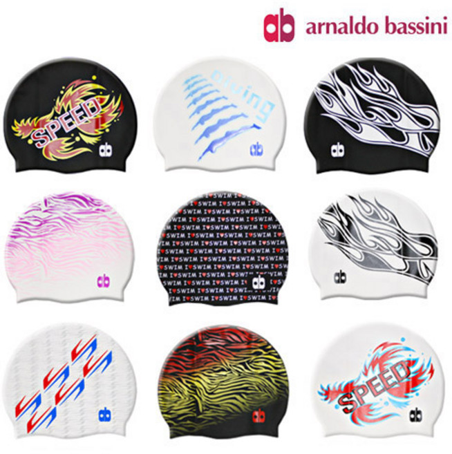 아날도바시니 수영 실리콘 수모, 스피릿(블랙)