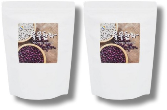 팥티 율무팥차 율무라떼 볶은 칼로리 티 티백 카페율무차 물에 타먹는 우려먹는 마시는 자판기 팥차 팥, 2박스, 100개입, 120g