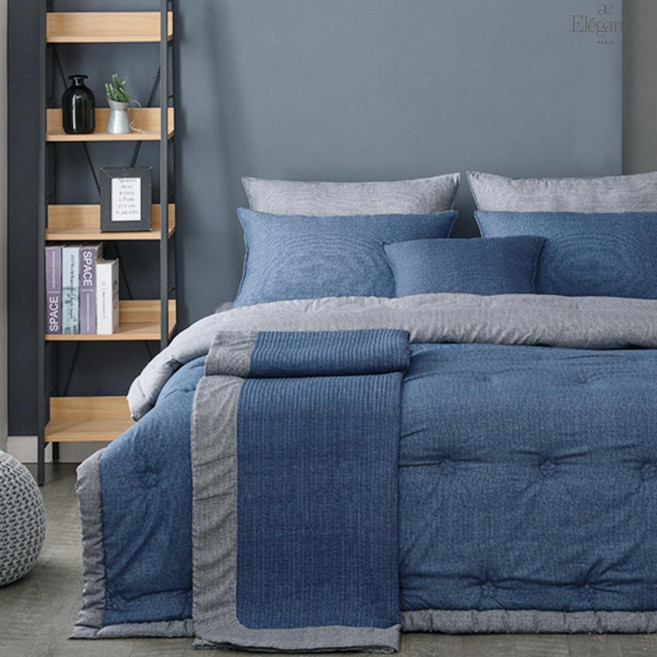 [엘레강스파리] 프리미엄 텐셀 모달 100% 사계절 차렵이불 국내산 경추베개솜 포함