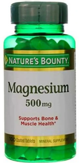 네이쳐스바운티 마그네슘 효능 500mg, 100정, 7개 - 쿠팡