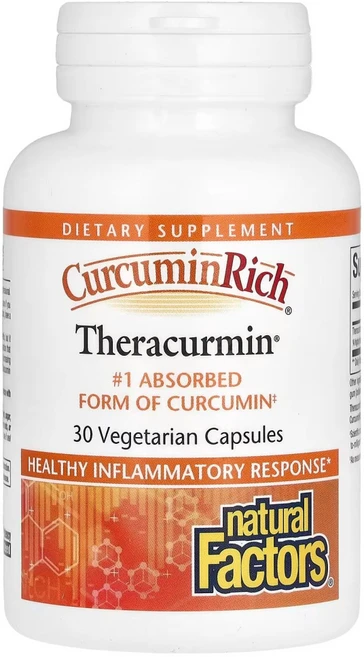 네츄럴팩터스 커큐민Rich 테라큐민 베지캡슐 30정, 4개 - 쿠팡