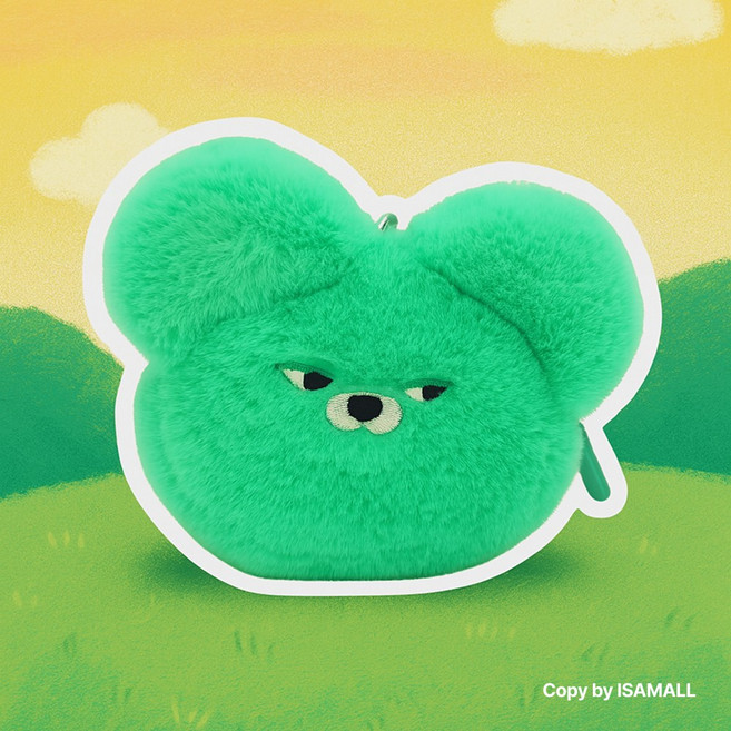 와사비베어 파우치 키링 9cm 공식라이선스 정품