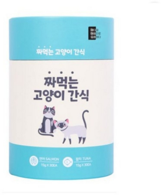 씨엔앨라이프 고양이 짜먹는 간식, 혼합맛(연어/참치), 900g, 1개