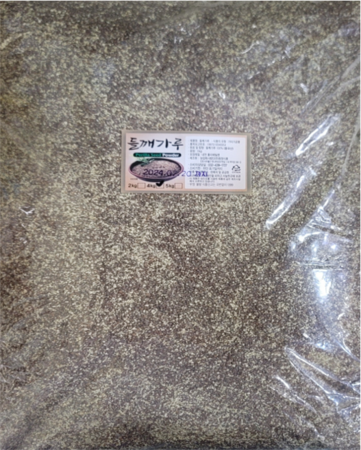 청정식품 굵은 들깨가루, 4개, 4kg