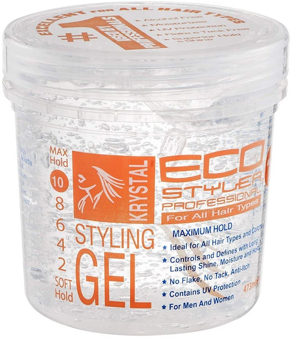 에코스타일러 프로페셔널 스타일링 젤 크리스탈, 473ml, 1개 - 쿠팡