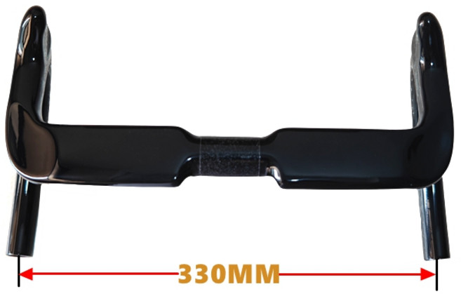 BIKEDOC 330MM 번치 바 트랙 카본 슈퍼 라이트 에어로 스프린트, 09 330mm ud glossy, 1개