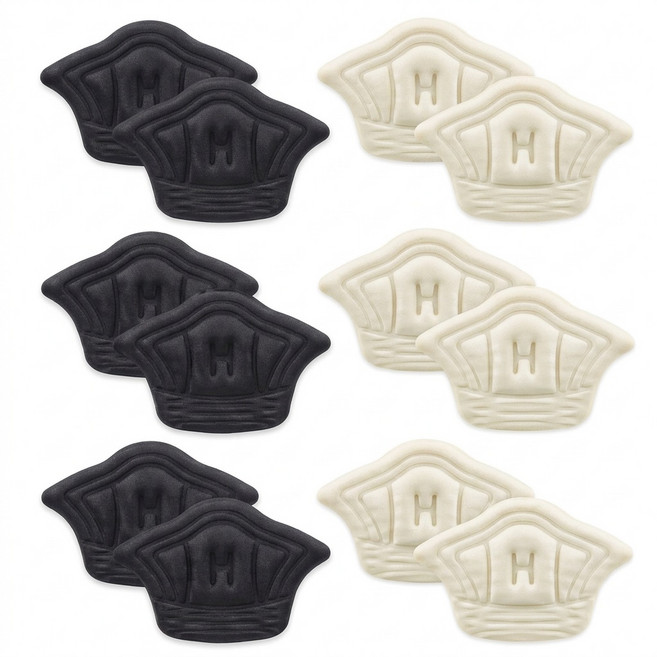 운동화 뒤꿈치 새신발 클때 셀프수선 잘라쓰는 발뒷꿈치 보호 쿠션 패드 2종 6P