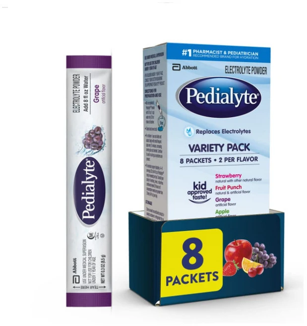 페디얼라이트 전해질 파우더 버라이어티 8개입, 12개, 8.5g - 쿠팡