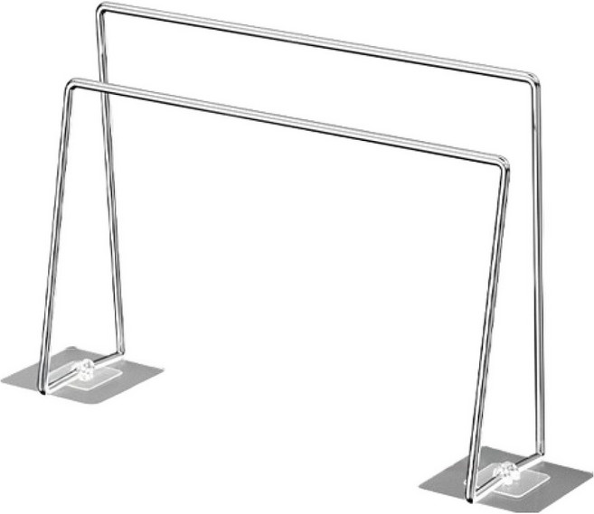 아리코 304 스테인리스 주방 행주걸이 2단, 1개