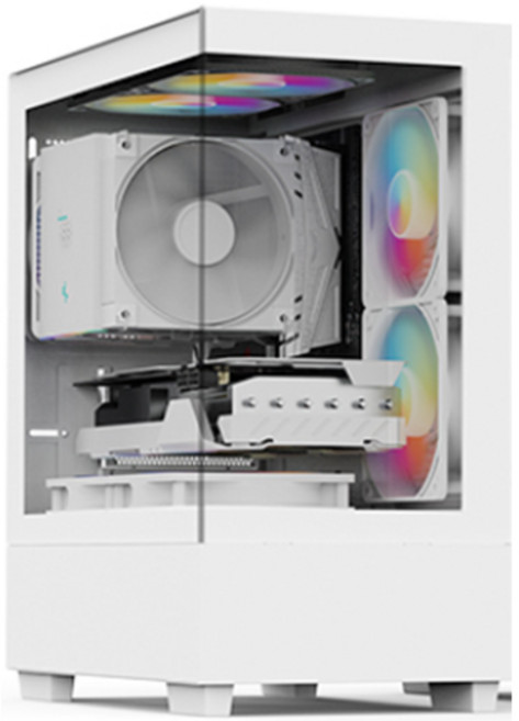 서민컴퓨터 조립컴퓨터 조립PC 게이밍PC 게임용 컴퓨터 본체 롤 오버워치 피파 배그 배틀그라운드 펠월드 디아블로 데스크탑 고사양PC, 화이트, 16GB, 500GB, Free DOS, CG1(어항)