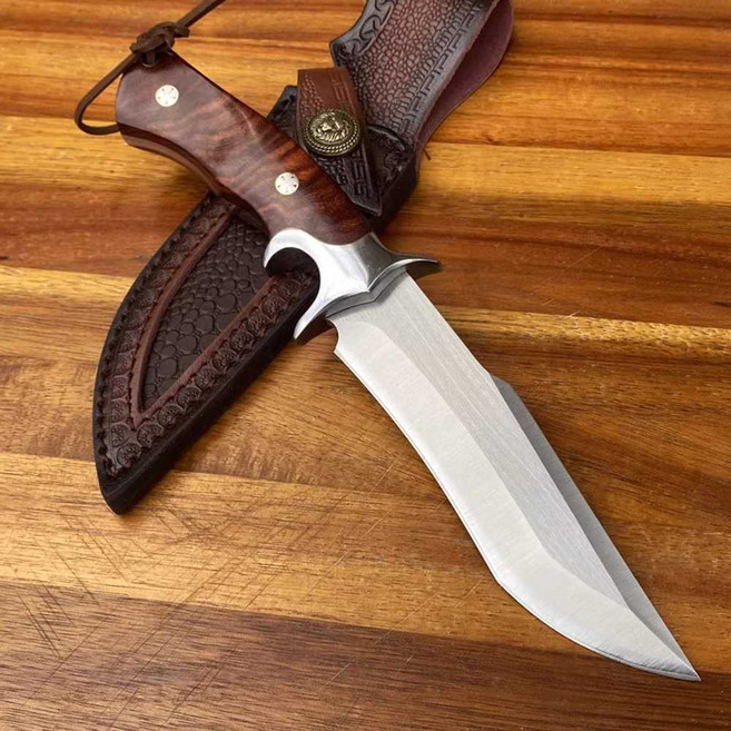 정글도 등산용 벌목도 군용 캠핑나이프 낫 서바이벌, 1개, 60 이상 122mm 빨간색 14.2cm