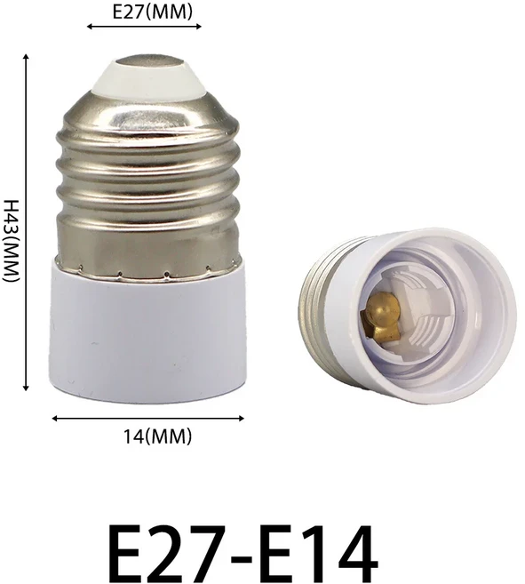 10-50PCS B22 E27 E14 GU10 E40 램프 전구 소켓베이스 홀더 변환기 내화성 조명 변환 어댑터 조명 액세서리, 03 10pcs, 04 E27 to E14