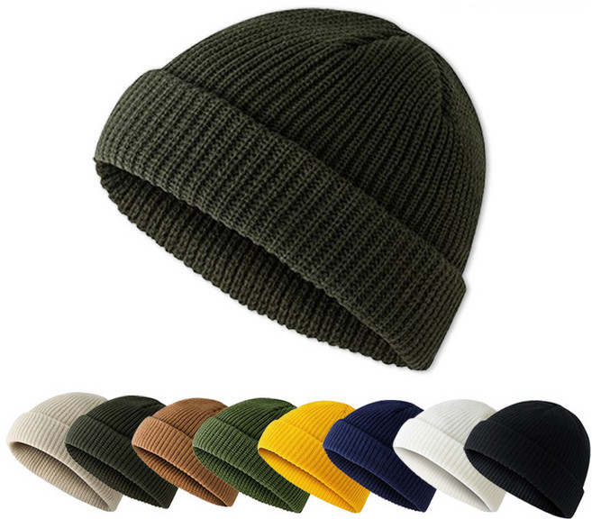 제로앤나인 남녀공용 무지 비니 니트 숏비니 8종