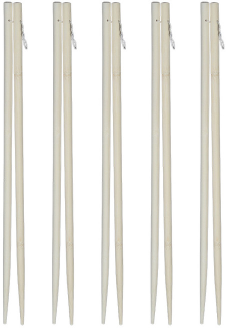 대나무 대백색 튀김 젓가락 45cm 39cm 33cm, 5개