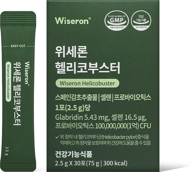 위세론 헬리코부스터, 1개, 75g - 쿠팡