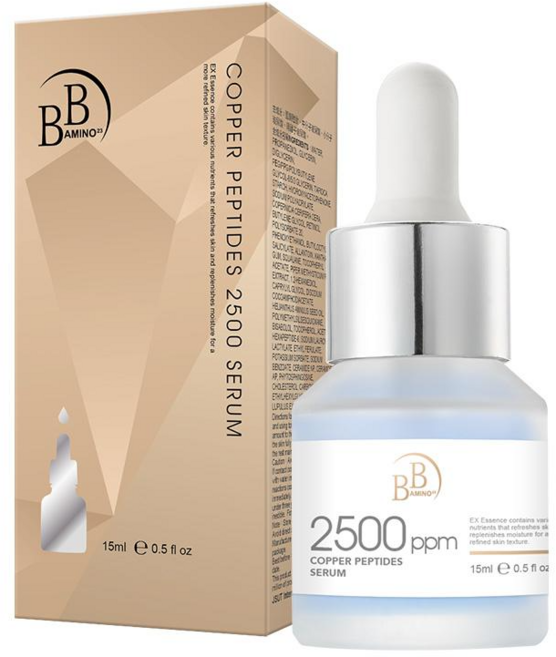 BB Amino 2500ppm藍銅胜肽緊緻精華, 1件, 15ml