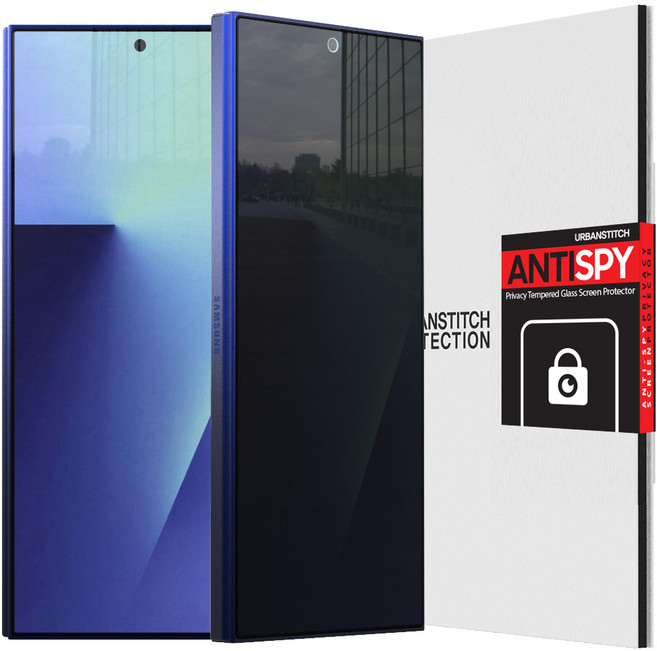 어반스티치 사생활 보호 프라이버시 휴대폰 강화유리 액정보호필름, 1세트