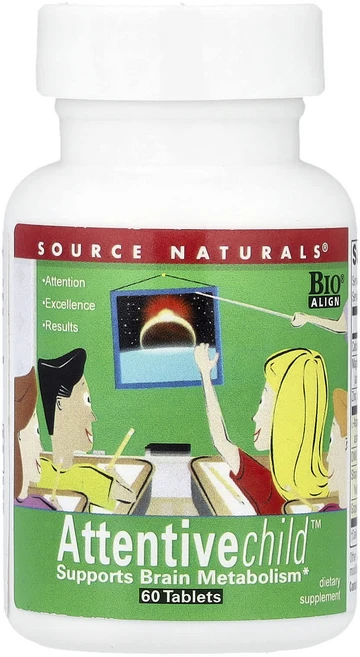 소스네츄럴스 어텐티브 차일드 60정, 2개 - 쿠팡