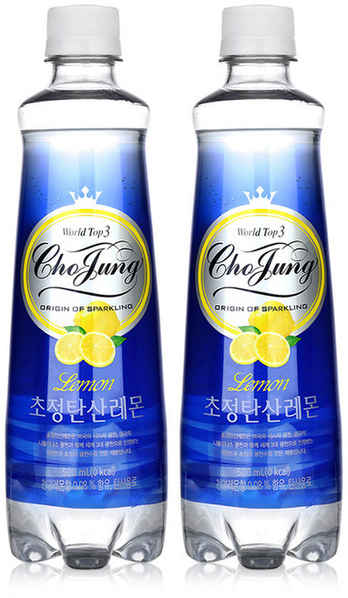 초정탄산수 레몬, 500ml, 40개