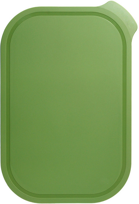 애슬라 칼집 안나는 4T 양면 항균 TPU 도마, 올리브그린, 1개