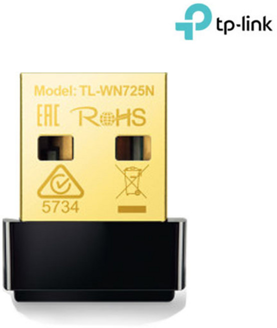 티피링크 무선 N나노 초소형 USB 랜카드 TL -WN725N, 1개