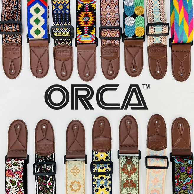 기타스트랩 기타어깨끈 기타멜빵 오르카 자카드시리즈, OC-JS4