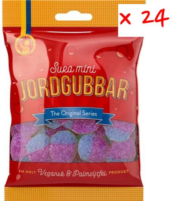 캔디피플 미니 스트로베리 사우어, 24개, 80g