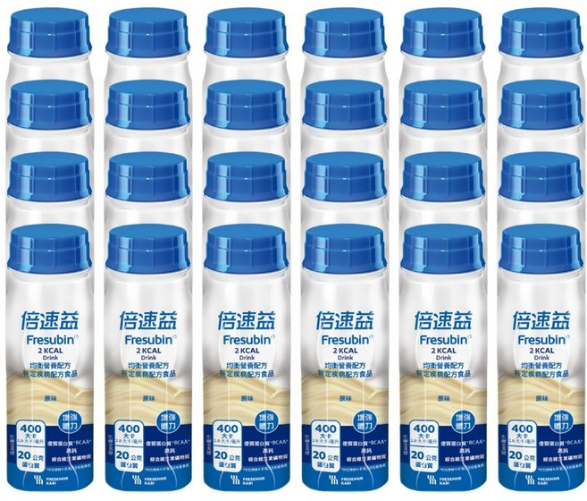 Fresubin 倍速益 均衡營養配方 原味 德國製, 24個, 200ml
