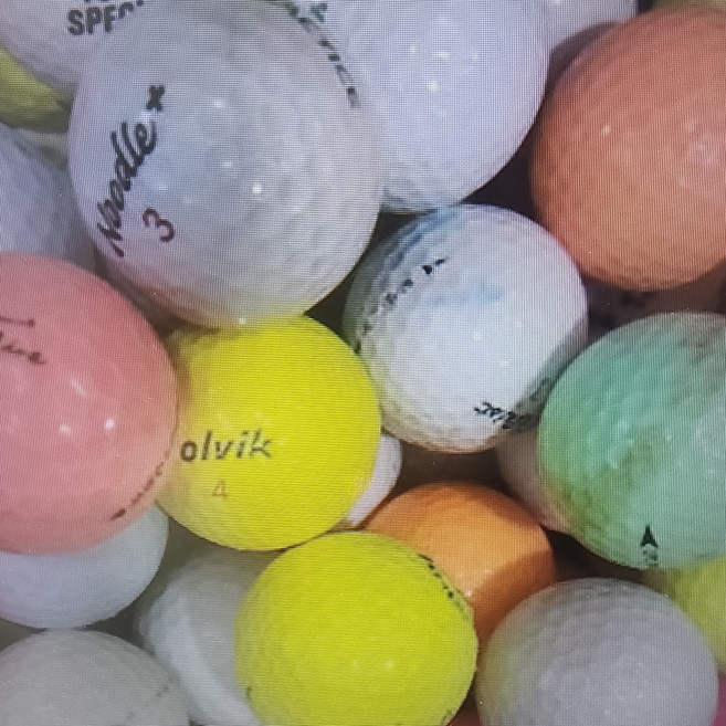 초보자 100돌이를 위한 연습용로스트볼, 혼합색상, 1개, 500개입