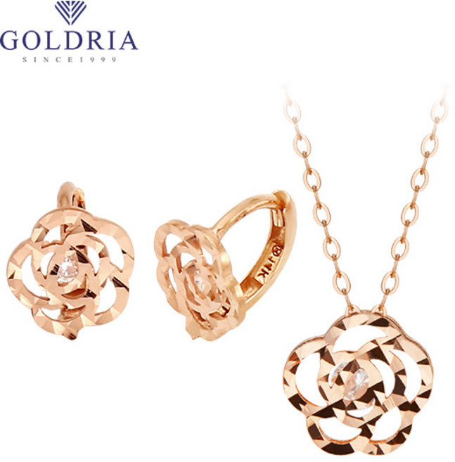 골드리아 14k 로즈반짝 세트
