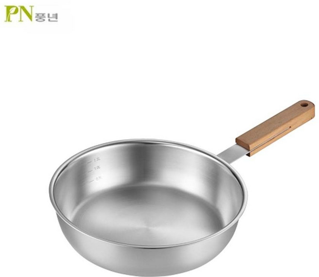 PN풍년 우드 핸들 IH 소테팬 22cm 볶음요리 주방, 1개