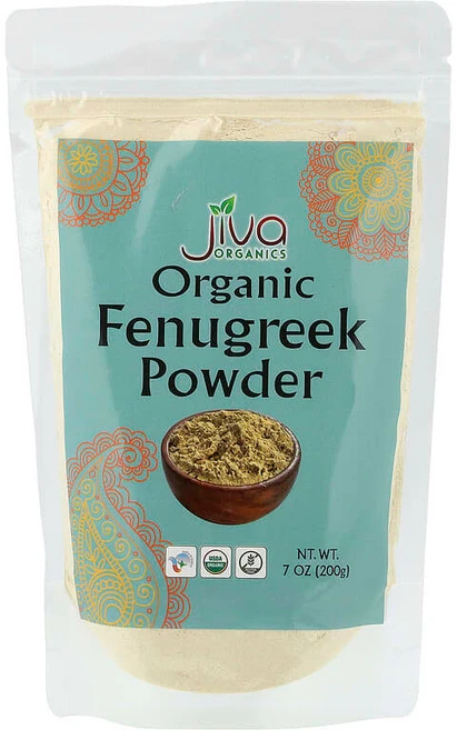 Jiva Organics 유기농 호로파 분말 200g(7oz) JVO-70752, 200g, 1개 - 쿠팡
