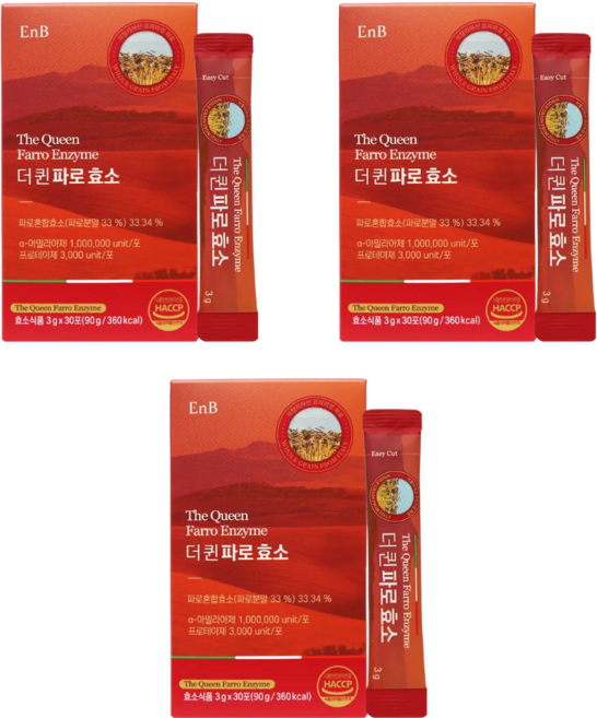 매일 영양관리 더퀸파로효소 30포, 3개, 30회분