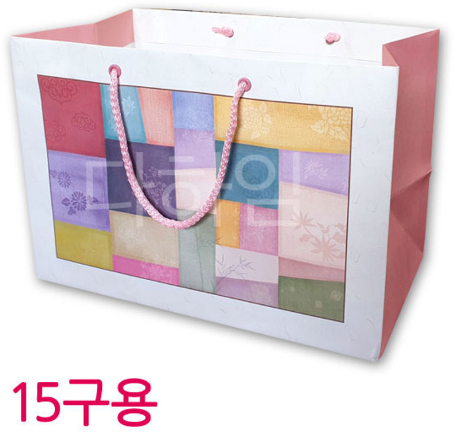 다하임 화과자 쇼핑백 모음, 1개, 화과자쇼핑백(뉴조각보15구용)