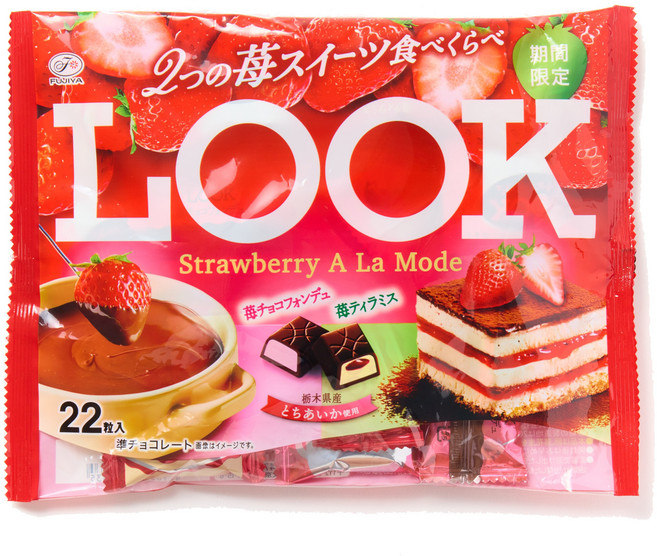 후지야 룩 스트로베리 어 라 모드 딸기 초코 퐁듀 + 딸기 티라미수 22개입, 1개