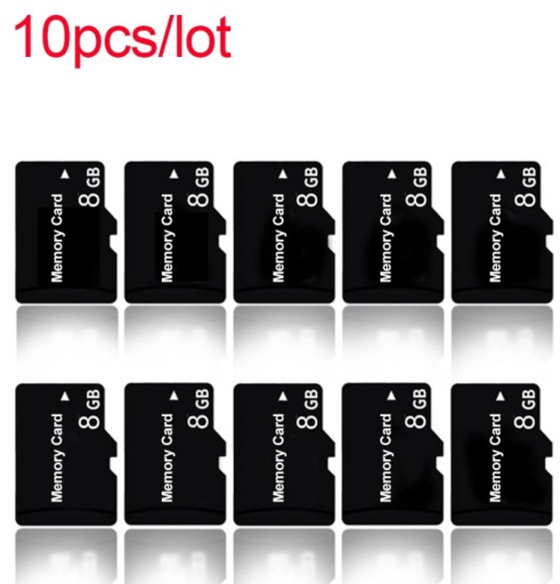 10 개/몫 TF 메모리 카드 256MB 1GB 2GB 4GB 8GB 플래시 드라이브 SD 모니터링 운전 레코더, 01 10pcs 128MB