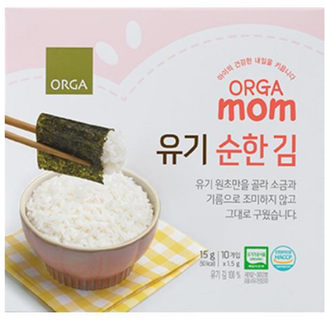 [풀무원] 유기 순한 김, 15g, 1개