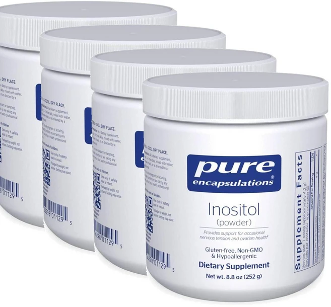 퓨어인캡슐레이션 이노시톨 파우더 Pure Encapsulations Inositol, 4개, 252g - 쿠팡