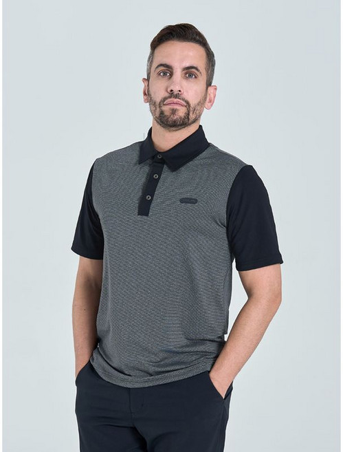 마운틴벨리 남성 여름 아이스 스판 카라 배색 티셔츠 MVT4271