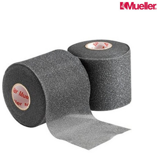 뮬러 엠랩 언더랩 2롤 스포츠 테이핑 스펀지 테이프, 블랙, 2개