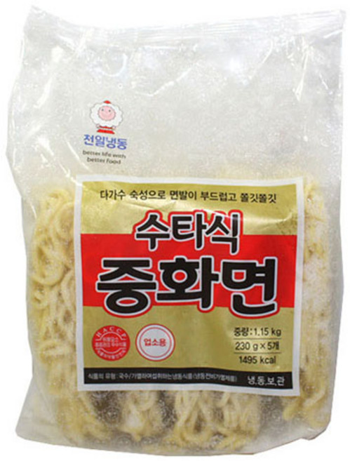 (무)(냉동)천일 냉동중화면 1.15kgX4개, 1.15kg, 4개